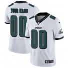 Men's Philadelphia Eagles Customized Limited White 2024 New Logo Vapor Jersey