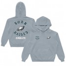 Men's Philadelphia Eagles Gray Born x Raised Pullover Hoodie