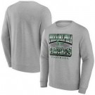 Men's Philadelphia Eagles Gray Chance Throwback Fleece Pullover Sweatshirt