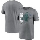 Men's Philadelphia Eagles Gray Printed T Shirt 302332