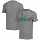 Men's Philadelphia Eagles Gray The NFL ASL Collection by Love Sign Tri Blend T Shirt