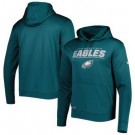Men's Philadelphia Eagles Green Printed Pullover Hoodie 302641