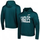 Men's Philadelphia Eagles Green Printed Pullover Hoodie 302650