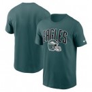 Men's Philadelphia Eagles Green Team Athletic T Shirt