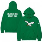 Men's Philadelphia Eagles Kelly Pullover Hoodie 8004