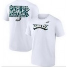 Men's Philadelphia Eagles Printed White T Shirt 302254