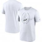 Men's Philadelphia Eagles White Legend Icon T-Shirt