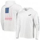 Men's Philadelphia Eagles White Vineyard Vines Hoodie Long Sleeve T Shirt