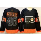 Men's Philadelphia Flyers #46 Trevor Zegras Black Authentic Jersey