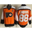 Men's Philadelphia Flyers #88 Eric Lindros Orange Throwback Jersey
