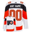 Men's Philadelphia Flyers Customized White 2024 Stadium Series Authentic Jersey