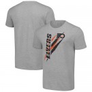 Men's Philadelphia Flyers Starter Gray Color Scratch T Shirt