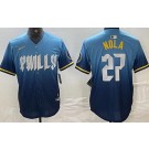 Men's Philadelphia Phillies #27 Aaron Nola Blue 2024 City Cool Base Jersey