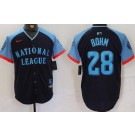 Men's Philadelphia Phillies #28 Alec Bohm Navy 2024 All Star Limited Jersey