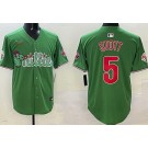 Men's Philadelphia Phillies #5 Bryson Stott Green Fashion Cool Base Jersey