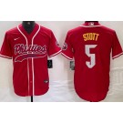 Men's Philadelphia Phillies #5 Bryson Stott Red City Fashion Cool Base Jersey