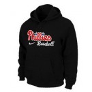 Men's Philadelphia Phillies Black Printed Pullover Hoodie