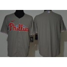 Men's Philadelphia Phillies Blank Gray Cool Base Jersey