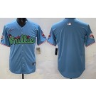 Men's Philadelphia Phillies Blank Light Blue Fashion Limited Jersey