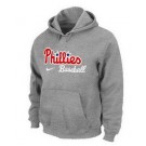 Men's Philadelphia Phillies Gray Printed Pullover Hoodie