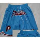 Men's Philadelphia Phillies Light Blue Just Don Shorts