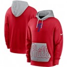 Men's Philadelphia Phillies Red Heritage Tri Blend Pullover Hoodie