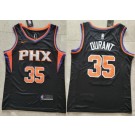 Men's Phoenix Suns #35 Kevin Durant Black Icon Swingman Jersey