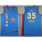 Men's Phoenix Suns #35 Kevin Durant Blue 2025 All Star Sponsor Swingman Jersey