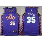 Men's Phoenix Suns #35 Kevin Durant Purple 2024 City Sponsor Swingman Jersey