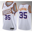 Men's Phoenix Suns #35 Kevin Durant White 2023 Icon Heat Press Jersey