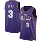Men's Phoenix Suns #3 Bradley Beal Purple 2024 City Heat Press Jersey