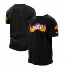 Men's Phoenix Suns Black City Printed T Shirt 211070