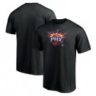 Men's Phoenix Suns Black Midnight Mascot Logo T Shirt