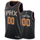 Men's Phoenix Suns Custom Black Icon Hot Press Jersey