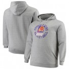 Men's Phoenix Suns Heathered Gray Throwback Logo Pullover Hoodie