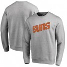 Men's Phoenix Suns Heathered Gray Wordmark Pullover Sweatshirt