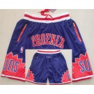 Men's Phoenix Suns Purple Red Just Don Shorts