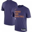 Men's Phoenix Suns Purple Sideline Legend Performance Practice T Shirt