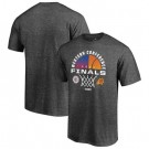 Men's Phoenix Suns vs LA Clippers Charcoal 2021 NBA Playoffs Western Conference Finals Matchup Dual Purpose T Shirt