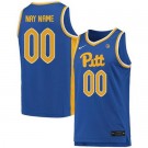 Men's Pittsburgh Panthers Customized Blue 2019 College Basketball Jersey