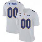 Men's Pittsburgh Panthers Customized White College Football Jersey