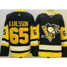 Men's Pittsburgh Penguins #65 Erik Karlsson Black Authentic Jersey