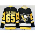 Men's Pittsburgh Penguins #65 Erik Karlsson Black Authentic Jersey