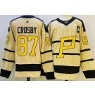 Men's Pittsburgh Penguins #87 Sidney Crosby Cream 2023 Winter Classic Authentic Jersey