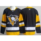 Men's Pittsburgh Penguins Blank Black Authentic Jersey