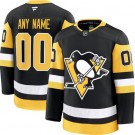 Men's Pittsburgh Penguins Customized Black Fanatics Authentic Jersey