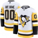 Men's Pittsburgh Penguins Customized White Fanatics Authentic Jersey