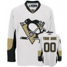 Men's Pittsburgh Penguins Customized White Reebok Authentic Jersey