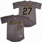 Men's Pittsburgh Pirates #27 Kent Tekulve Gray 1997 Turn Back The Clock Jersey