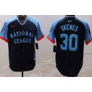 Men's Pittsburgh Pirates #30 Paul Skenes Navy 2024 All Star Limited Jersey